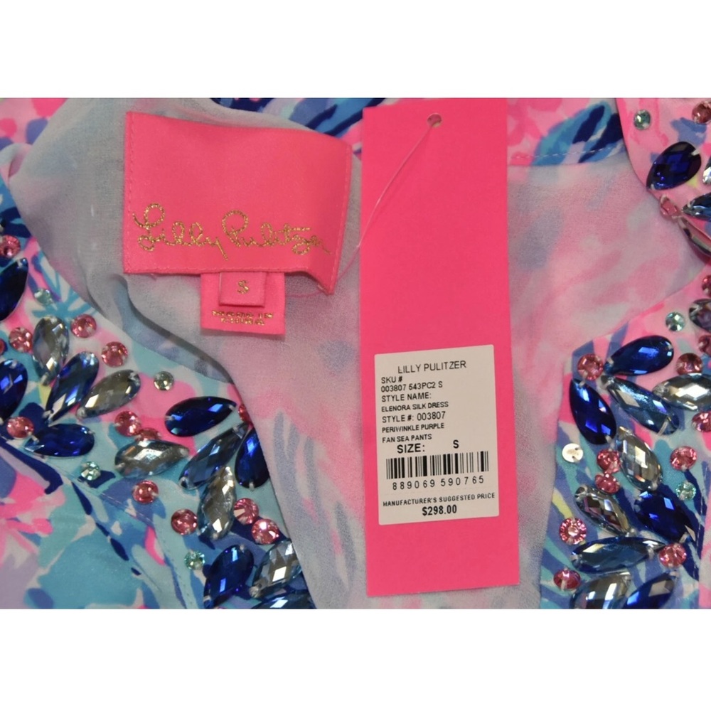 Lilly Pulitzer Pink & Blue Dress - Picture 13 of 16